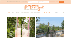 Desktop Screenshot of goodfoodstories.com