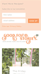 Mobile Screenshot of goodfoodstories.com